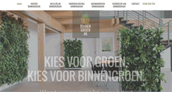 Desktop Screenshot of binnengroen.nl